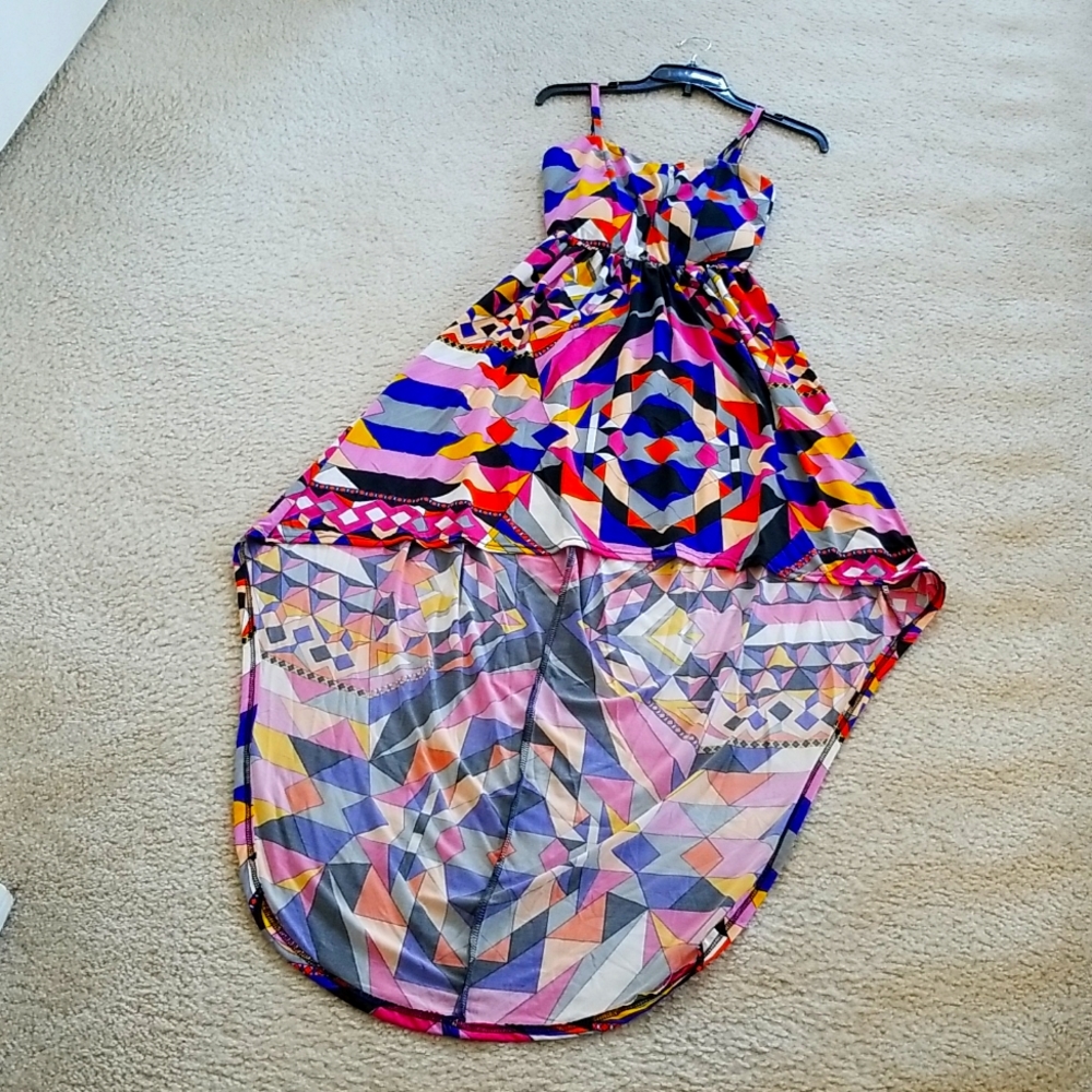 She's Cool High Low Maxi With open back size Medium